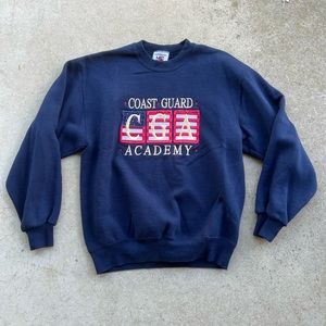 coast guard academy sweatshirt crewneck